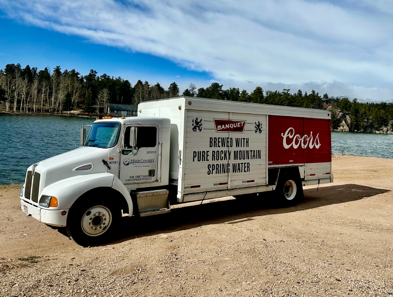 Coors delivery truck